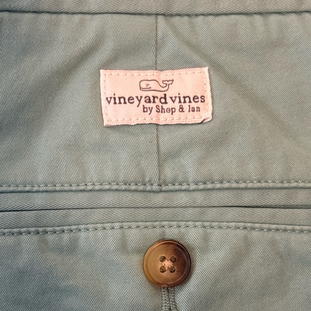 Vineyard Vines Preppy Green Chino Pants Men’s Size 35 X 32 - Picture 4 of 5